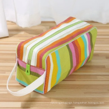 Women Excellent Portable Print Leather Cosmetic Bag